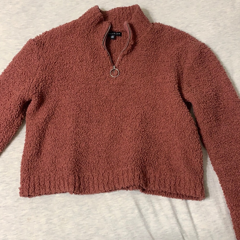 Kendal and Kylie half zip
